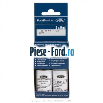 Vopsea negru Panther metalizat, 9 ml Ford Fiesta 2013-2017 1.25 82 cai #8C591EA5E8