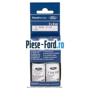Vopsea rosu Colorado Red, 9 ml Ford Focus C-Max 2003-2007 1.6 Ti 115 cai #D125056F05