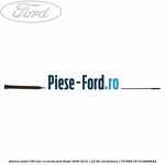 Antena audio, 550 mm cu surub filet Ford Fiesta 2008-2012 1.25 82 cai benzina
