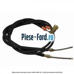 Cablu frana mana Ford Escort 1990-1995 1.6 i 16 88 cai #93097D747D Cablu frana mana Ford Escort 1990-1995 1.6 i 16 88 cai #93097D747D
