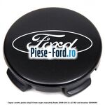 Capac centru janta aliaj 55 mm negru lucios Ford Fiesta 2008-2012 1.25 82 cai benzina