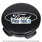 Capac centru janta aliaj 55 mm negru lucios Ford Fiesta 2013-2017 1.6 ST 182 cai benzina