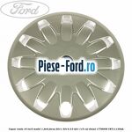 Capac centru janta aliaj 55 mm negru lucios Ford Focus 2011-2014 2.0 TDCi 115 cai diesel