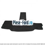 Covoras spate cauciuc negru, randul 2 Ford Grand C-Max 2011-2015 1.6 EcoBoost 150 cai benzina
