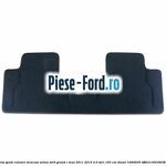 Covoras spate cauciuc negru, randul 3 Ford Grand C-Max 2011-2015 2.0 TDCi 163 cai diesel