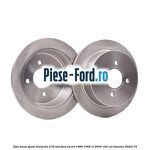 Disc frana spate diametru 270 mm Ford Escort 1990-1995 RS 2000 150 cai #8B59519D99