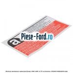 Eticheta atentionare azbest Ford Fiesta 1989-1996 1.4 75 cai #64F6002067