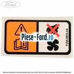 Eticheta atentionare limba japoneza Ford S-Max 2007-2014 2.3 160 cai benzina