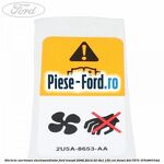 Eticheta avertizare electroventilator Ford Transit 2006-2014 2.2 TDCi 130 cai #85C8D07B85
