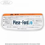 Eticheta informare limba Japoneza Ford Fiesta 2005-2008 1.3 60 cai #57742EA10F