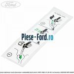 Eticheta informare mod alimentare combustibil Ford Escort 1995-1998 1.6 16V 90 cai #DFB1312689