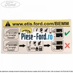 Eticheta informare mod alimentare combustibil Ford Tourneo Custom 2014-2018 2.2 TDCi 100 cai diesel