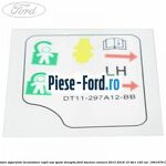 Eticheta informare siguranta incuietoare copil usa spate dreapta Ford Tourneo Connect 2013-2018 1.5 TDCi 120 cai #BFA8071035