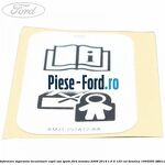 Eticheta informare mod alimentare combustibil Ford Mondeo 2008-2014 1.6 Ti 125 cai benzina