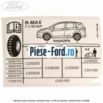 Eticheta valori instructiuni intrare Ford B-Max 1.4 90 cai benzina