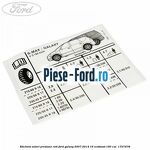 Eticheta valori presiune roti Ford Galaxy 2007-2014 1.6 EcoBoost 160 cai #9D9E01247B