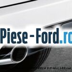 Extensie bara spate RS, evacuare dubla (senzor) Ford S-Max 2007-2014 2.0 TDCi 163 cai diesel