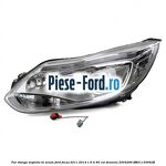 Far stanga xenon, fundal negru Ford Focus 2011-2014 1.6 Ti 85 cai benzina