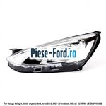 Far stanga halogen finitie argintie Ford Focus 2019-2023 1.0 EcoBoost 125 cai #E0E60655EC