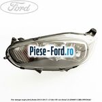 Far stanga, argintiu cu led Ford Fiesta 2013-2017 1.5 TDCi 95 cai diesel