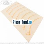 Folie adeziva protectie aripa spate dreapta 5 usi Ford Fiesta 2013-2017 1.5 TDCi 95 cai diesel