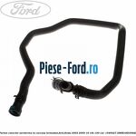 Furtun conector aeroterma la carcasa termostat Ford Fiesta 2002-2005 1.6 16V 100 cai #CBB999000B