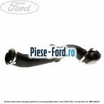 Furtun intercooler dreapta inferior cu racord plastic Ford C-Max 2007-2011 1.6 TDCi 90 cai #15D66D97B1