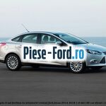 Geam custode spate dreapta, 4 usi berlina Ford Focus 2014-2018 1.6 TDCi 95 cai diesel
