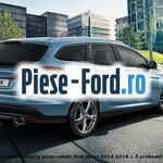 Geam custode spate dreapta, cu ornament cromat, combi Ford Focus 2014-2018 1.5 EcoBoost 182 cai benzina