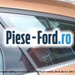 Geam custode spate stanga, cu ornament cromat, Privacy, 5 usi Hatch Ford Focus 2011-2014 2.0 TDCi 115 cai diesel