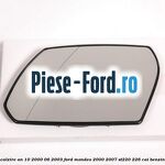 Geam oglinda stanga cu incalzire an 07/2003-03/2007 model cu rabatare Ford Mondeo 2000-2007 ST220 226 cai benzina