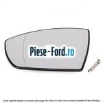 Geam oglinda dreapta cu incalzire si BLIS Ford Kuga 2013-2016 2.0 TDCi 140 cai diesel