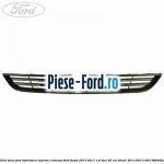 Grila bara fata inferioara cromata Ford Fiesta 2013-2017 1.6 TDCi 95 cai diesel