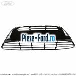 Grila bara fata, negru lucios Ford Grand C-Max 2011-2015 1.6 TDCi 115 cai diesel
