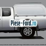 Hard top, fara geamuri laterale cabina dubla Ford Ranger 2002-2006 2.5 TD 84 cai diesel
