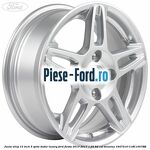 Janta aliaj 15 inch, 5 spite duble frozen white Ford Fiesta 2013-2017 1.25 82 cai benzina