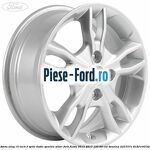 Janta aliaj 15 inch, 5 spite duble sparkle silver Ford Fiesta 2013-2017 1.25 60 cai #E843041213