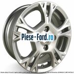 Janta aliaj 15 inch, 5 spite duble sparkle silver Ford Fiesta 2013-2017 1.0 EcoBoost 100 cai benzina