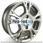 Janta aliaj 15 inch, 5 spite duble sparkle silver Ford Fiesta 2013-2017 1.6 ST 200 200 cai benzina