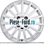 Janta aliaj 16 inch, 12 spite negru Ford Fiesta 2008-2012 1.6 TDCi 95 cai diesel