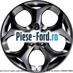 Janta aliaj 16 inch, 5 spite negre Ford Focus 2008-2011 1.8 TDCi 115 cai #80D85A89A8