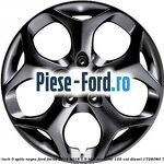 Janta aliaj 16 inch, 5 spite negre Ford Focus 2014-2018 1.5 TDCi ECOnetic 105 cai #B0A7675D6D