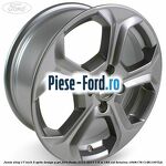 Janta aliaj 17 inch, 5 spite design Y argintiu Ford Fiesta 2013-2017 1.6 ST 182 cai benzina