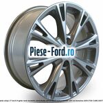 Janta aliaj 17 inch, 8 spite negru Ford Fiesta 2013-2017 1.0 EcoBoost 125 cai benzina