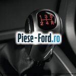 Nuca schimbator, 5 trepte piele si aluminiu Ford Fiesta 2005-2008 1.6 16V 100 cai benzina