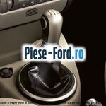 Nuca schimbator, 5 trepte negru crom Ford Fiesta 2005-2008 1.3 60 cai benzina