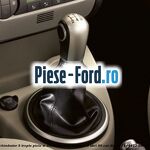 Nuca schimbator, 5 trepte negru crom Ford Fusion 1.6 TDCi 90 cai diesel