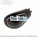 Nuca schimbator, cutie 6 trepte piele cusatura neagra Ford S-Max 2007-2014 2.0 TDCi 136 cai diesel