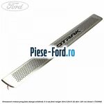Ornament cromat prag fata stanga Wildtrak 3/4 usi Ford Ranger 2012-2015 2.2 TDCi 120 cai #F66C9CEC8F
