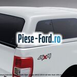 Plafon bena cu geamuri laterale Frozen White Ford Ranger 2012-2015 2.2 TDCi 4x4 150 cai #8A0DA24A93
